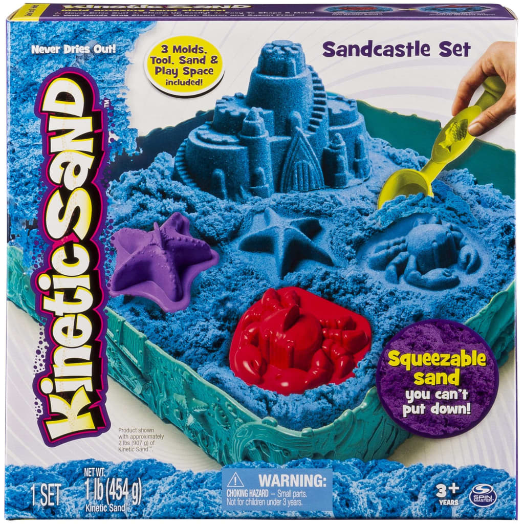 Kinetic Sand Set Gioco Sabbia Cinetica con Castello