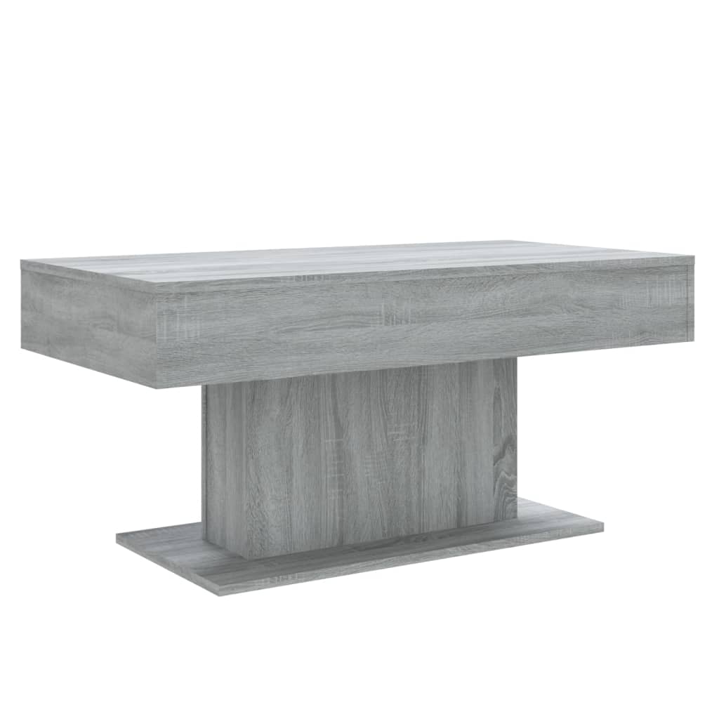 vidaXL Tavolino da Salotto Grigio Sonoma 96x50x45 cm Legno Multistrato