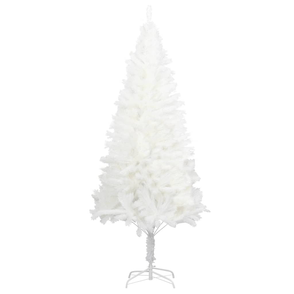 vidaXL Albero di Natale Artificiale con Aghi Realistici Bianco 120 cm