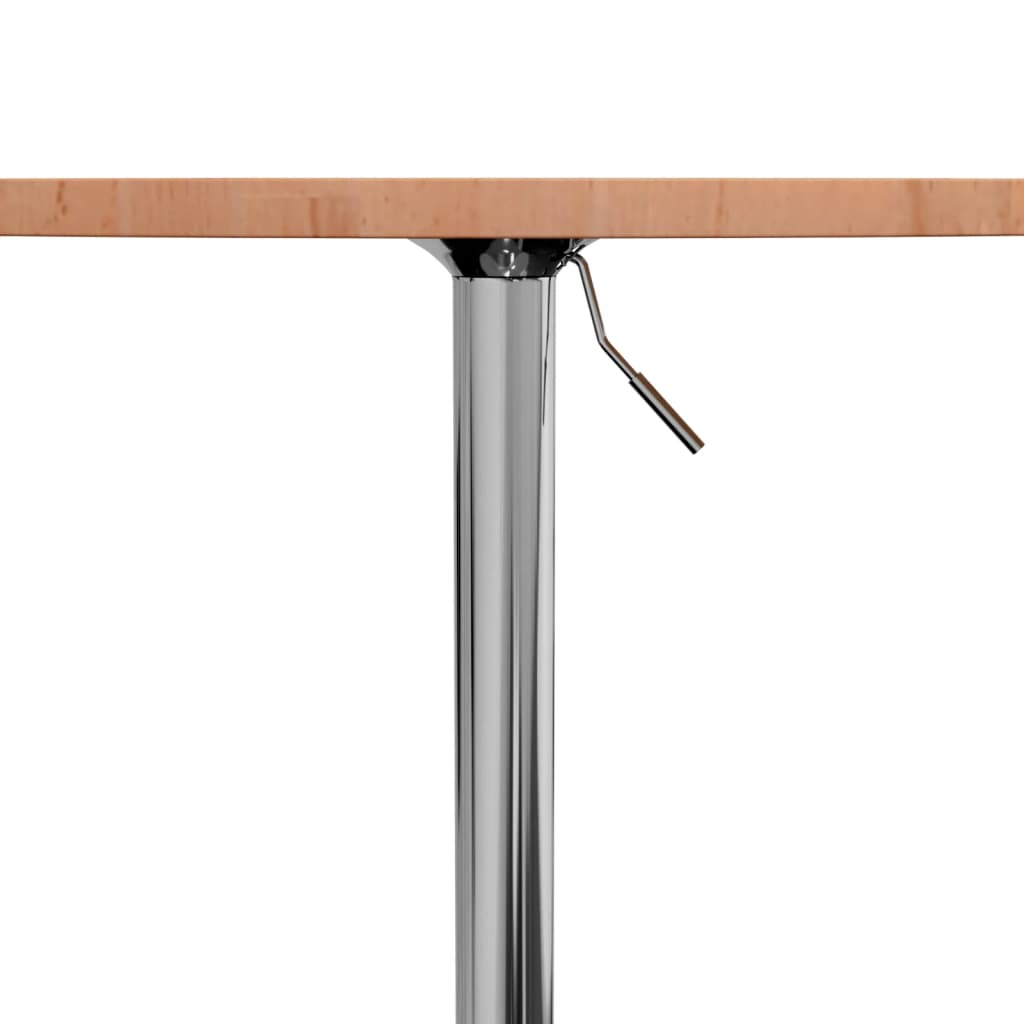 vidaXL Tavolino da Bar Ø60x89,5 cm in Legno Massello di Faggio