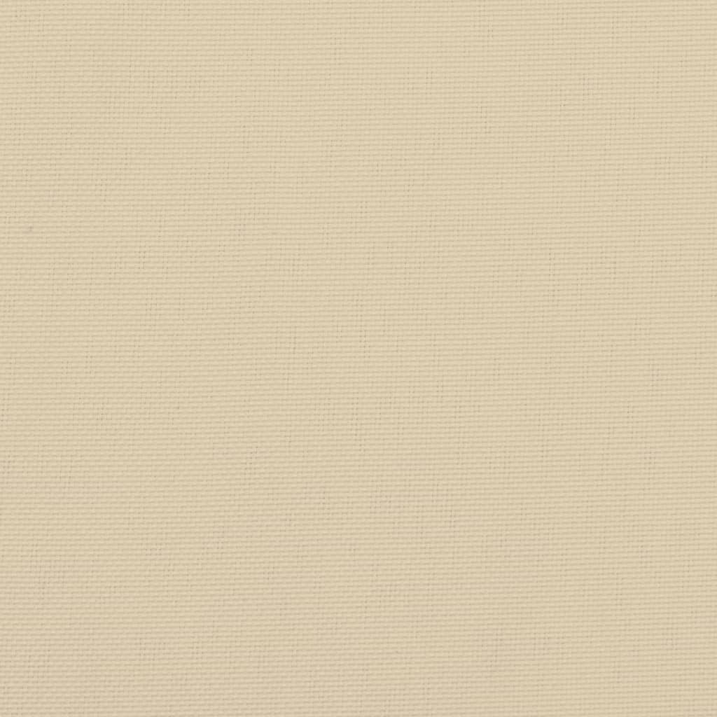 vidaXL Cuscino per Lettino Beige 200x70x3 cm in Tessuto Oxford