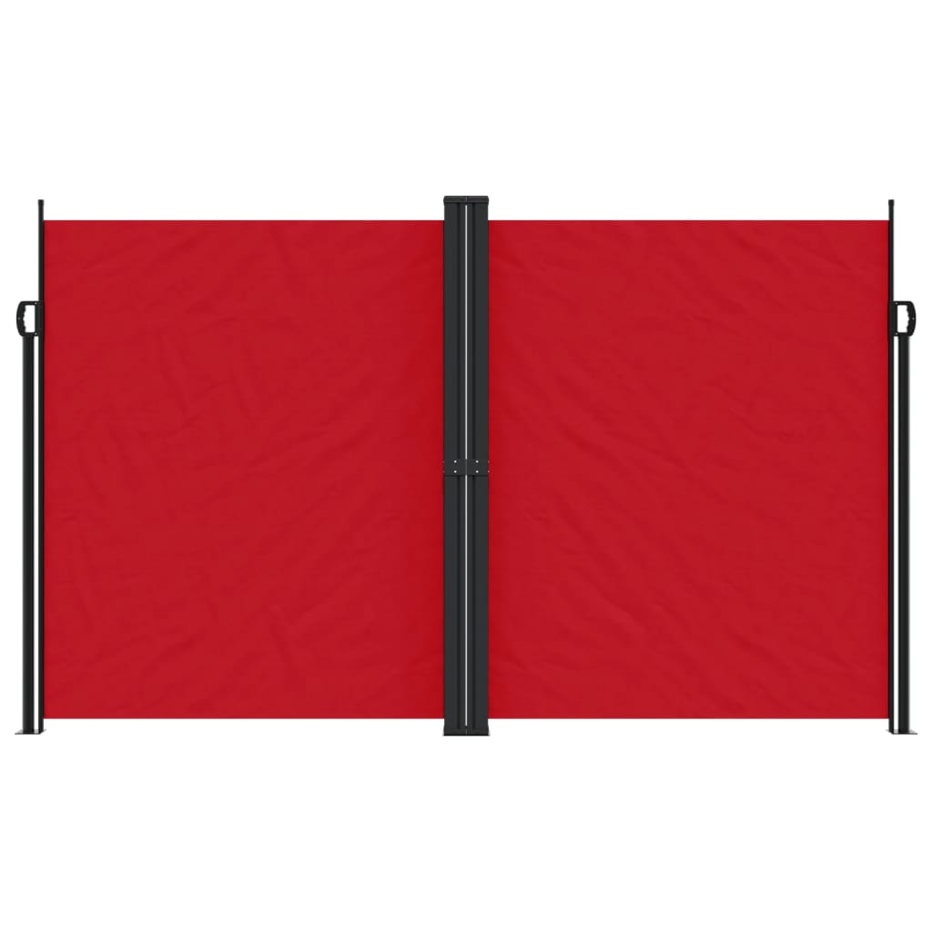 vidaXL Tenda da Sole Laterale Retrattile Rossa 200x1000 cm