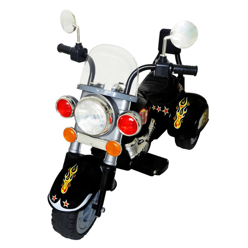 vidaXL Moto Elettrica Cavalcabile a Batteria per Bambini Nera