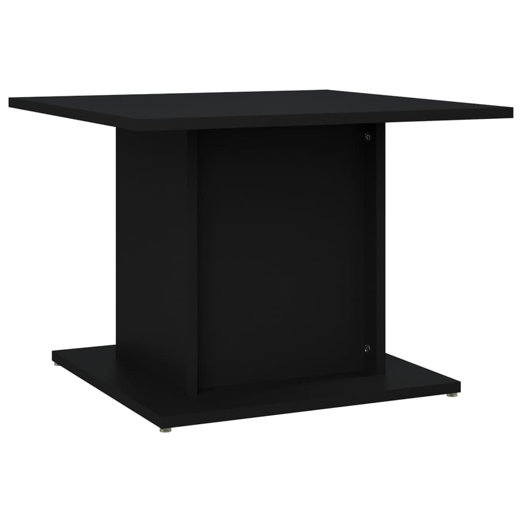 vidaXL Tavolino da Salotto Nero 55,5x55,5x40 cm in Truciolato