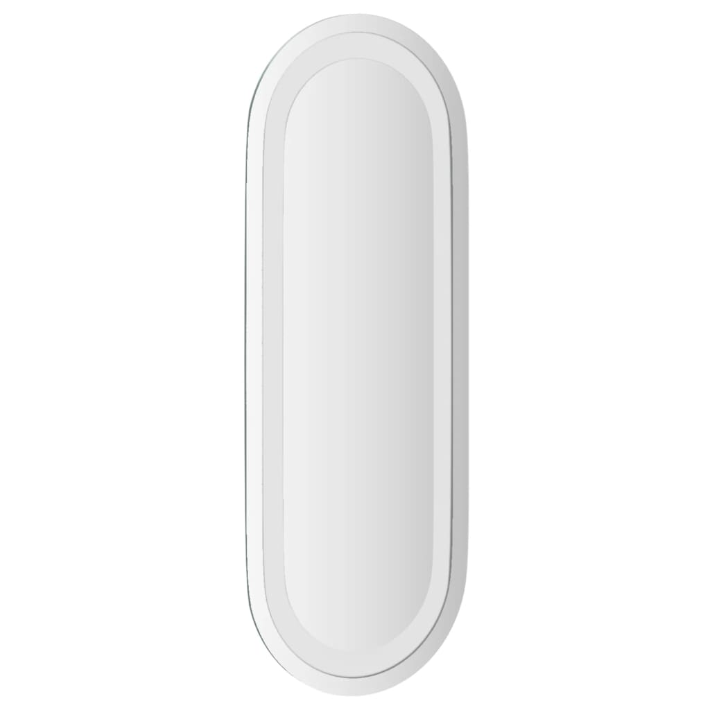 vidaXL Specchio da Bagno LED 40x15 cm Ovale