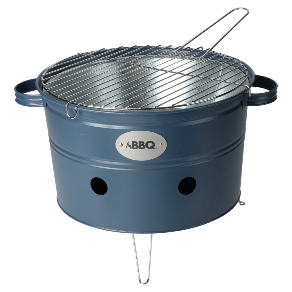 ProGarden Secchio Barbecue con 2 Manici 34,5 cm Blu Scuro Opaco