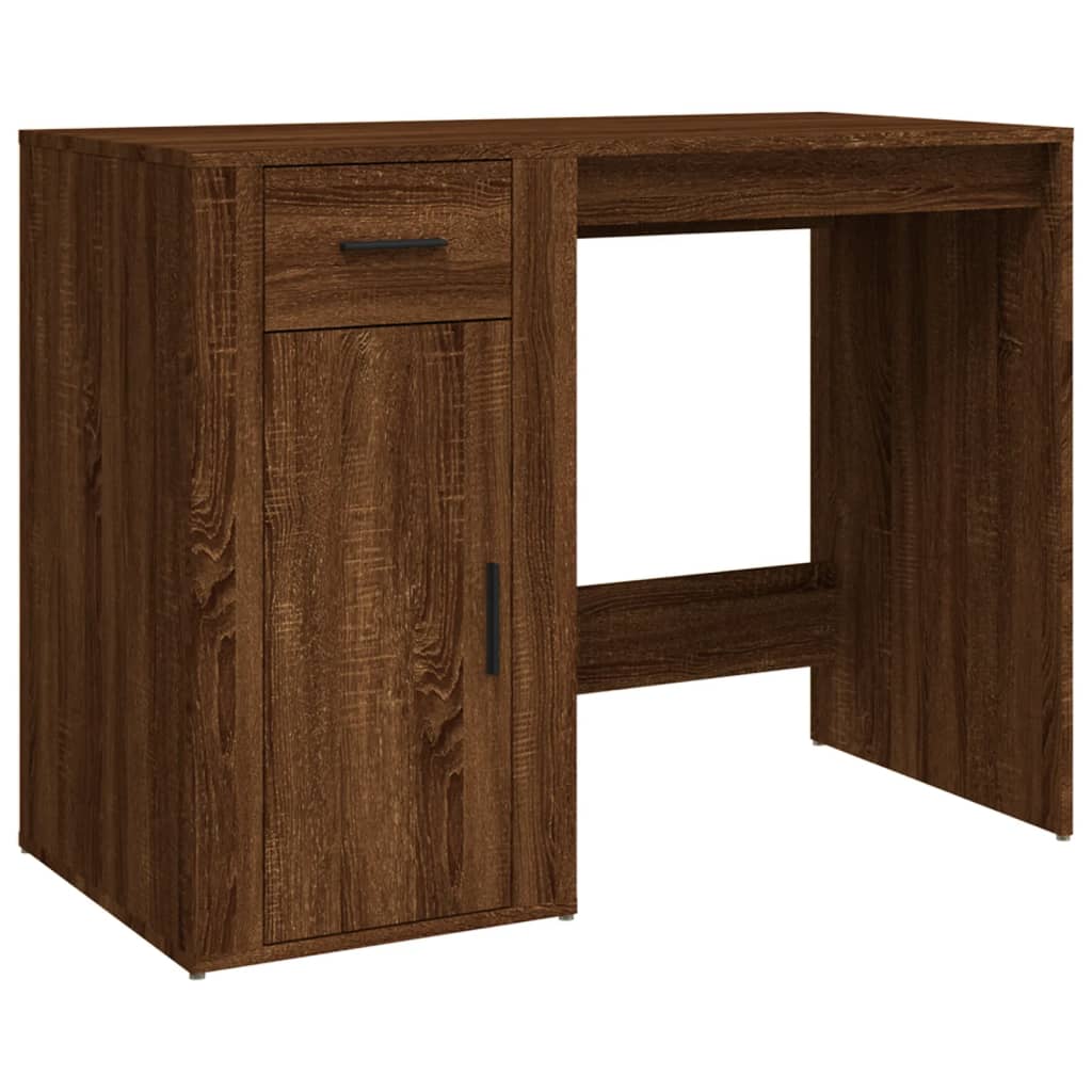 Mobile Con Cassetto VidaXL In Legno Multistrato Rovere Marrone, 40x46x81.5 Cm, Per Cucina O Ingresso