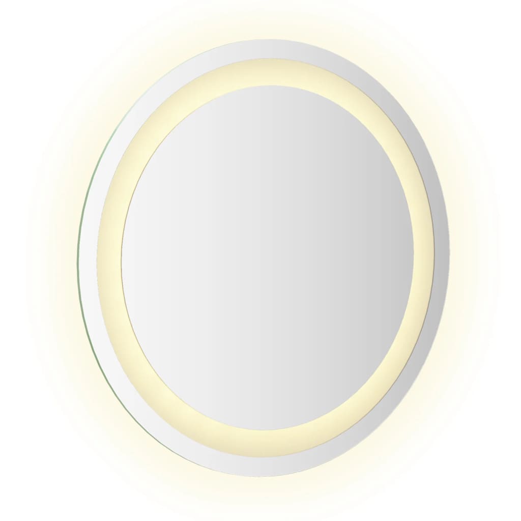 vidaXL Specchio da Bagno LED 40 cm Rotondo