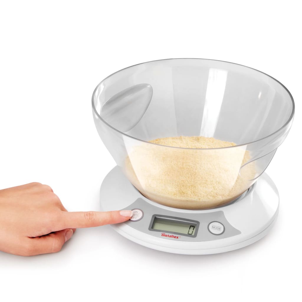 Metaltex Bilancia Digitale da Cucina Pesa 5 kg