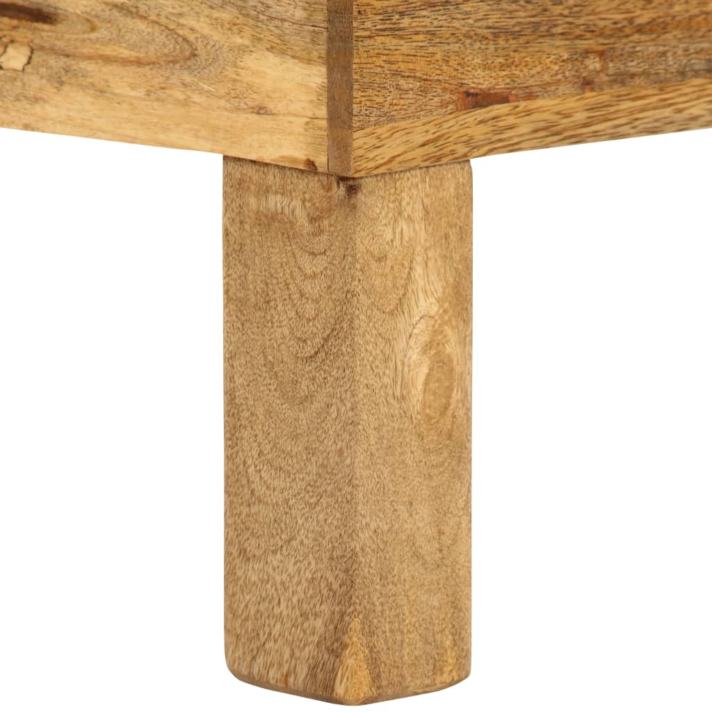 vidaXL Tavolino da Salotto in Legno Massello di Mango 110x55x35 cm
