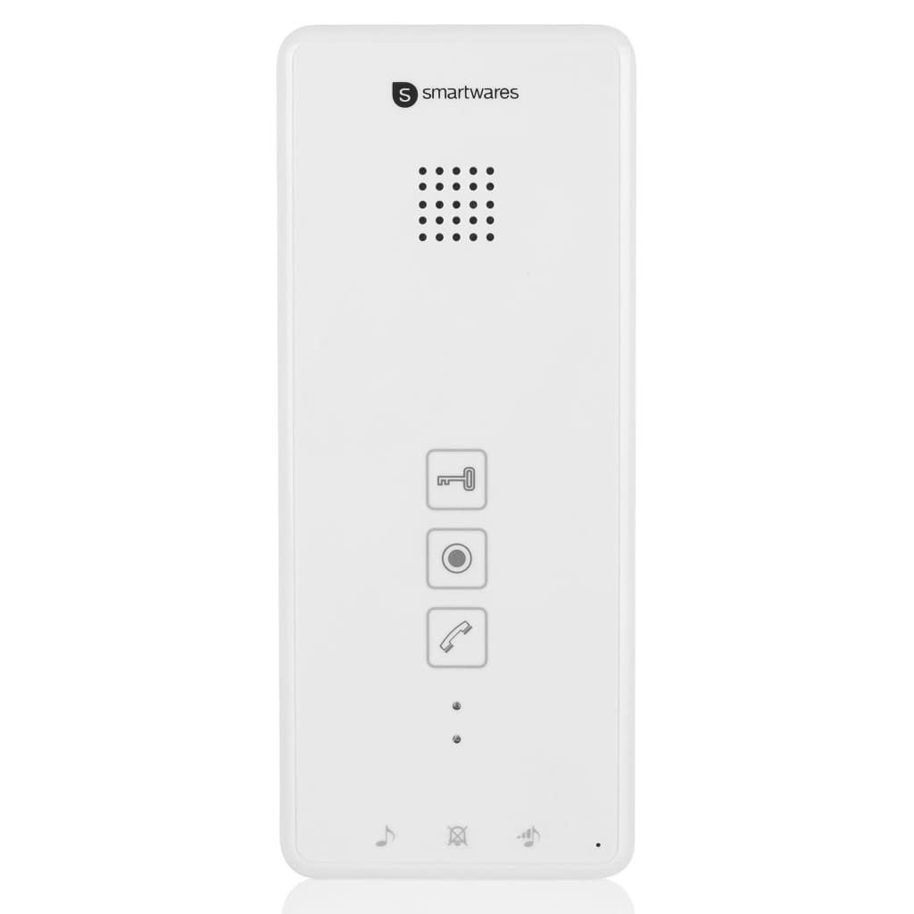 Smartwares Set Espansione Sistema Audio Citofono 20,5x8,6x2,1cm Bianco