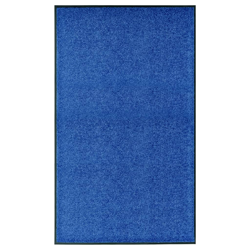 vidaXL Zerbino Lavabile Blu 90x150 cm