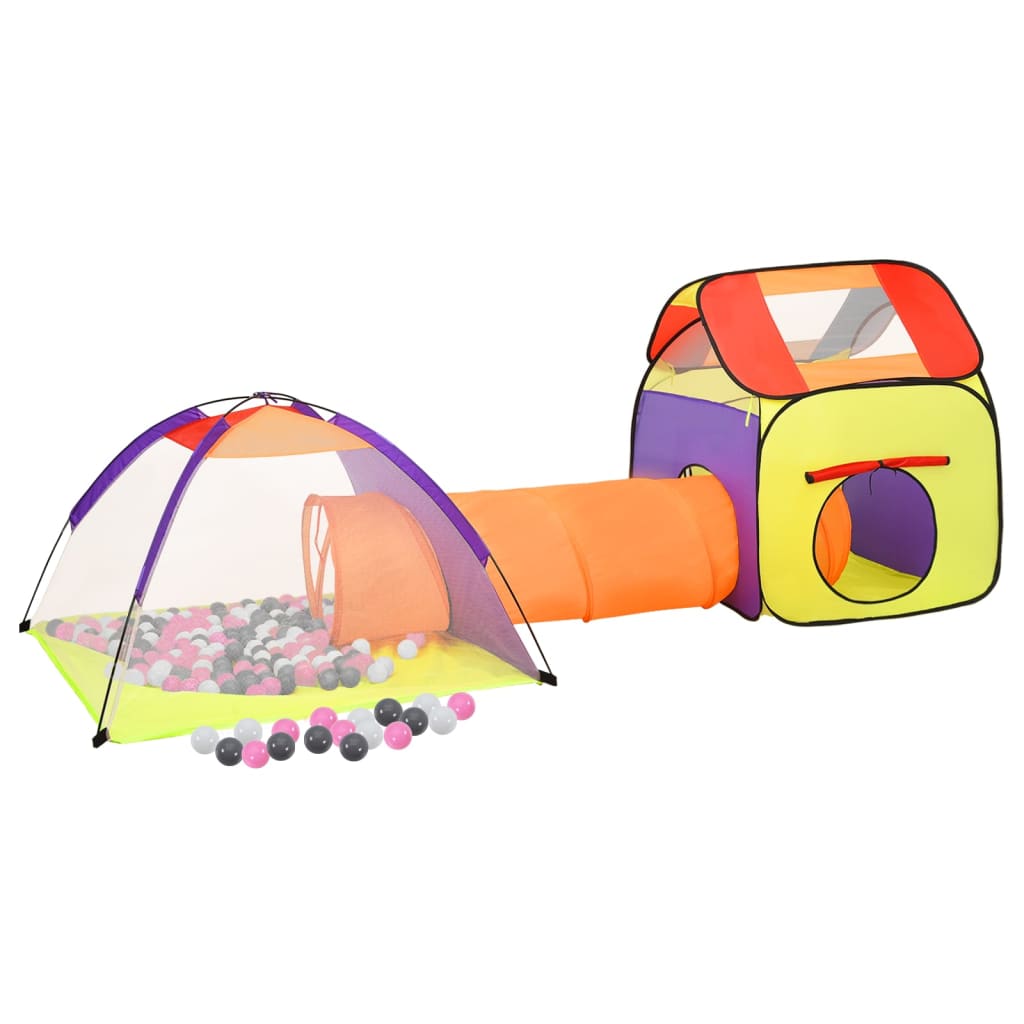 vidaXL Tenda da Gioco Bambini 250 Palline Multicolore 338x123x111 cm