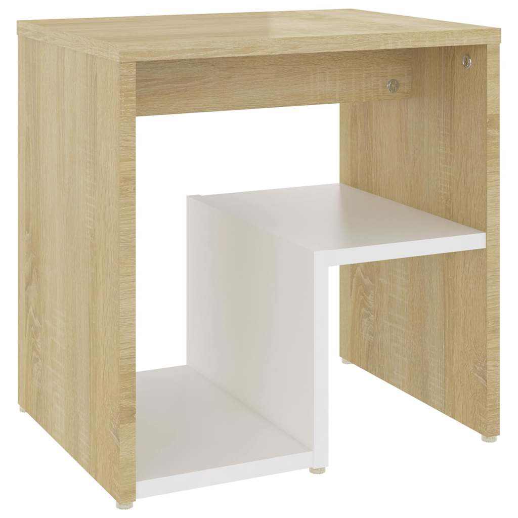 Comodino Rovere Sonoma 40x35x47,5 Cm In Legno Multistrato 827330 - 3
