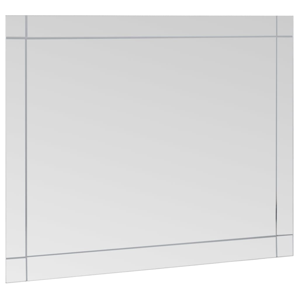 vidaXL Specchio da Parete 80x60 cm in Vetro