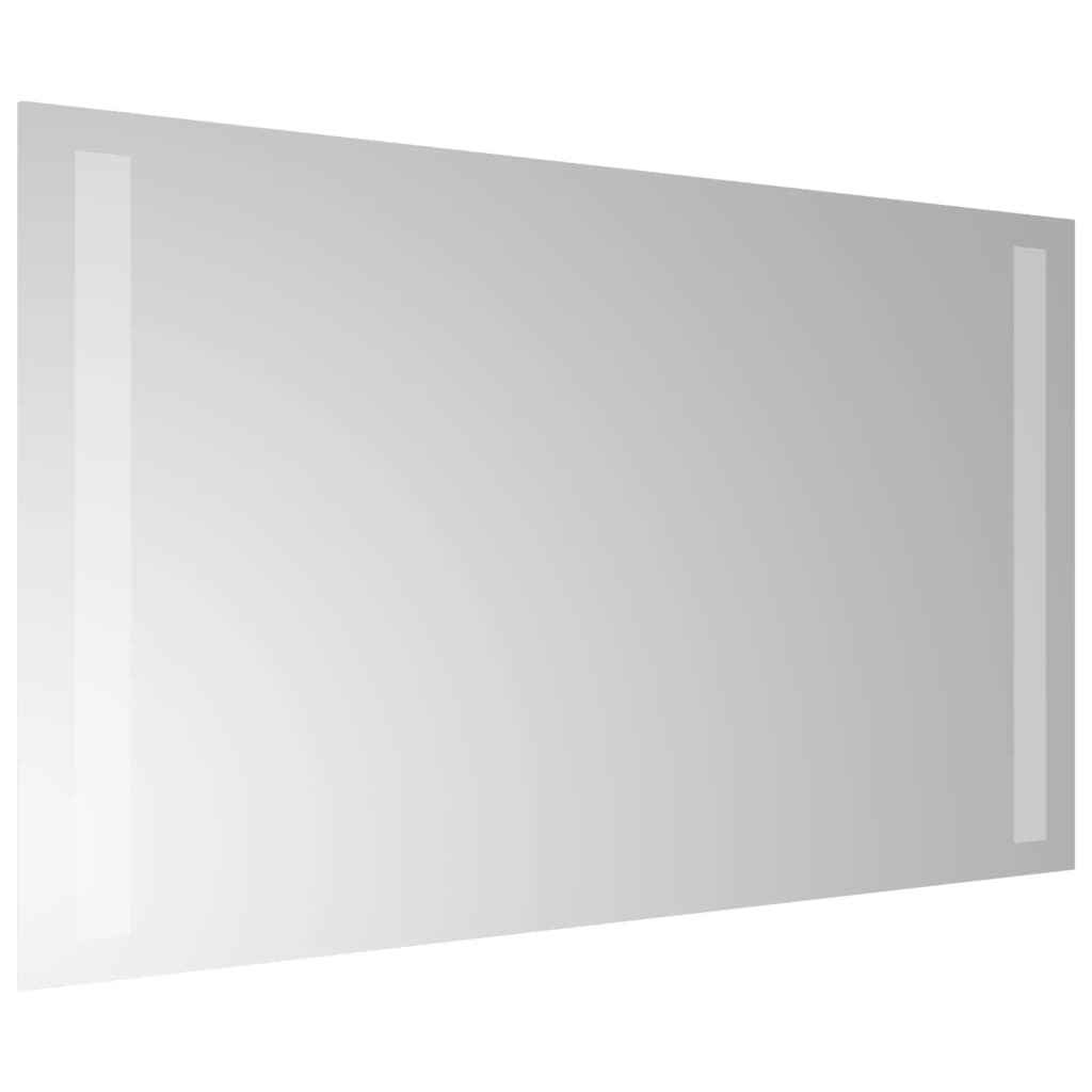 vidaXL Specchio da Bagno con Luci LED 60x30 cm