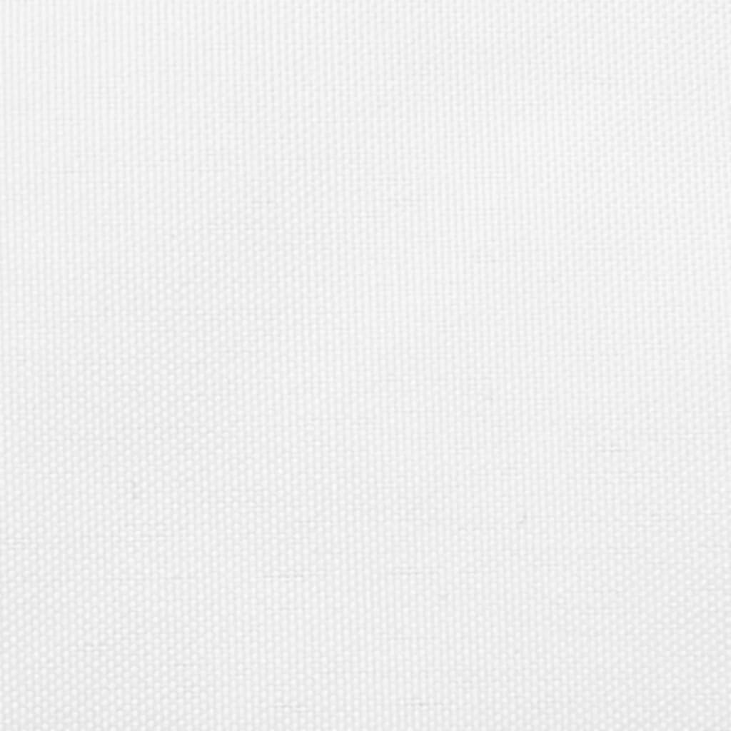 vidaXL Parasole a Vela Oxford Rettangolare 2x5 m Bianco