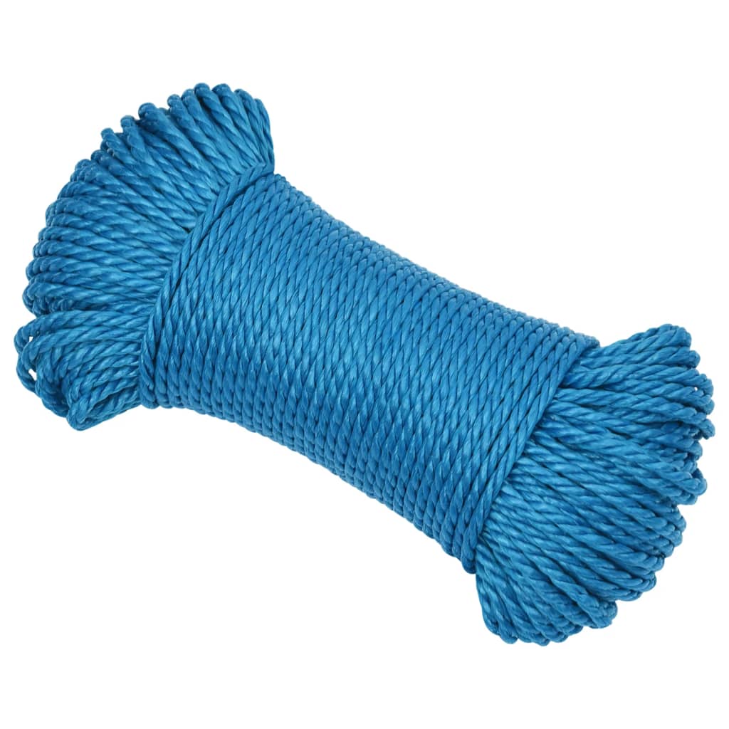vidaXL Corda da Lavoro Blu 3 mm 25 m in Polipropilene