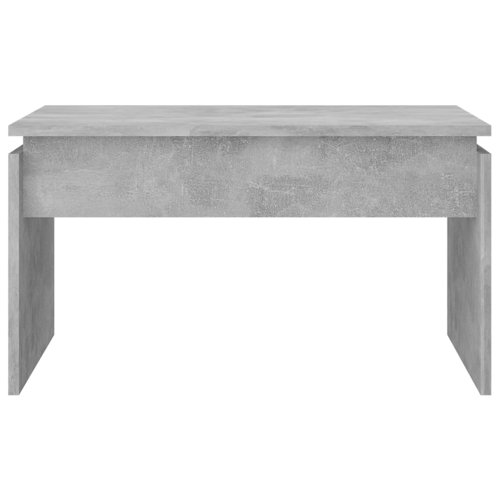 vidaXL Tavolino da Salotto Grigio Cemento 68x50x38cm Legno Multistrato