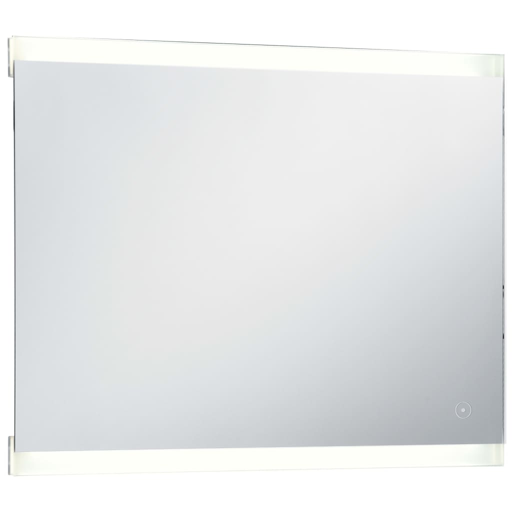 vidaXL Specchio LED da Bagno con Sensore Tattile 80x60 cm