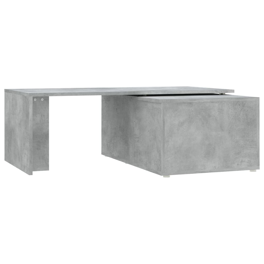 vidaXL Tavolino Salotto Grigio Cemento 150x50x35 cm Legno Multistrato