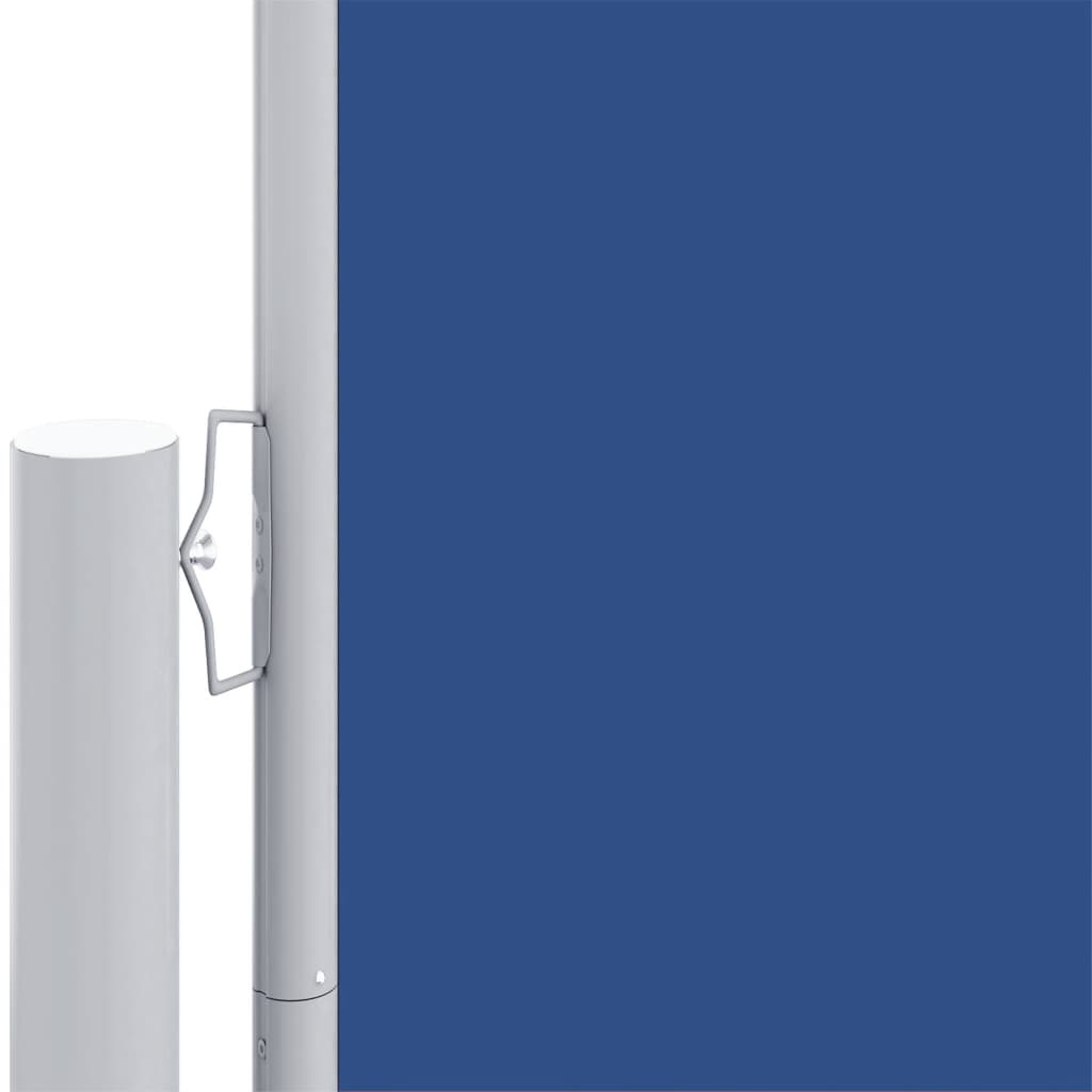 vidaXL Tenda da Sole Laterale Retrattile Blu 180x1000 cm