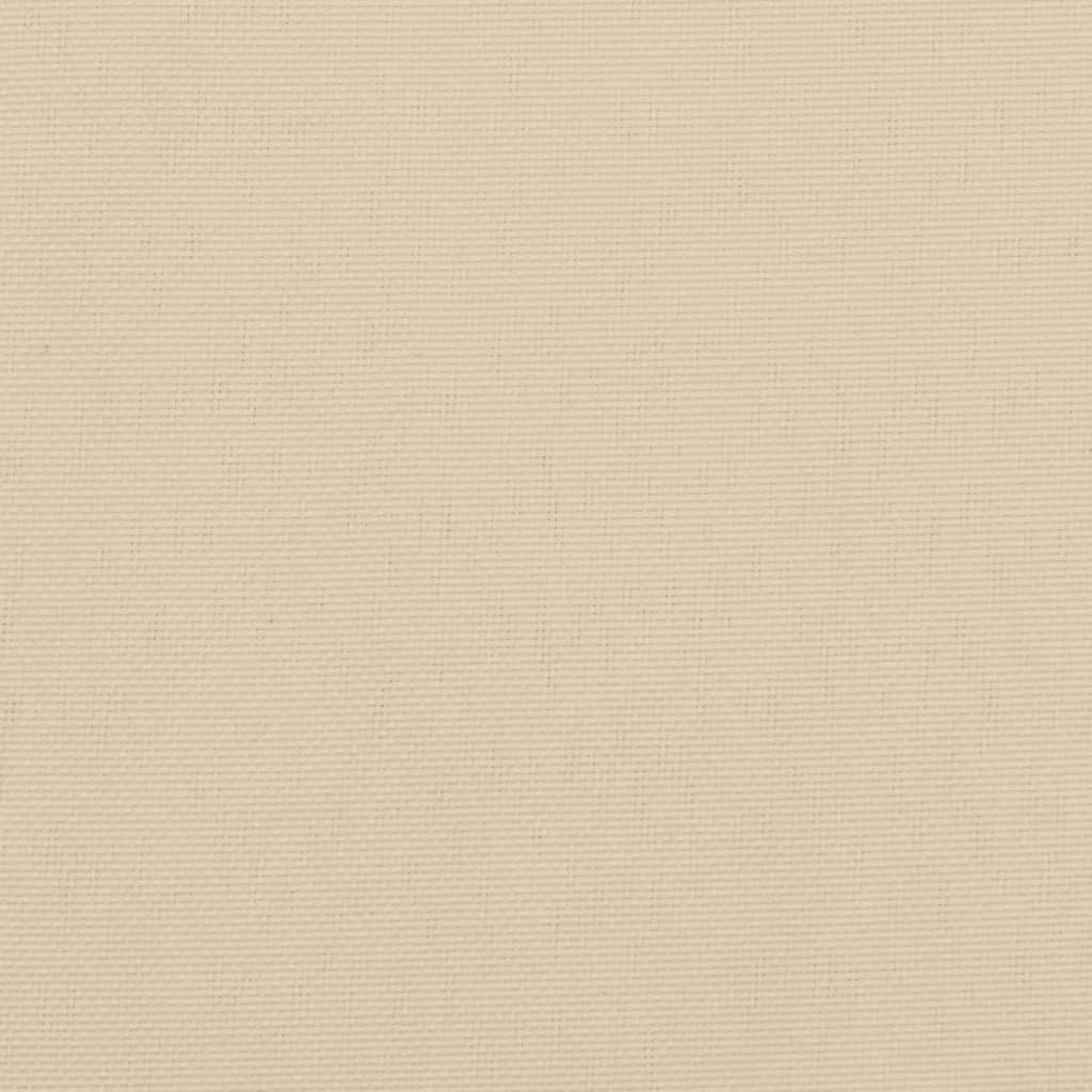 vidaXL Cuscini per Sedia 2 pz Beige 50x50x3 cm in Tessuto Oxfor4