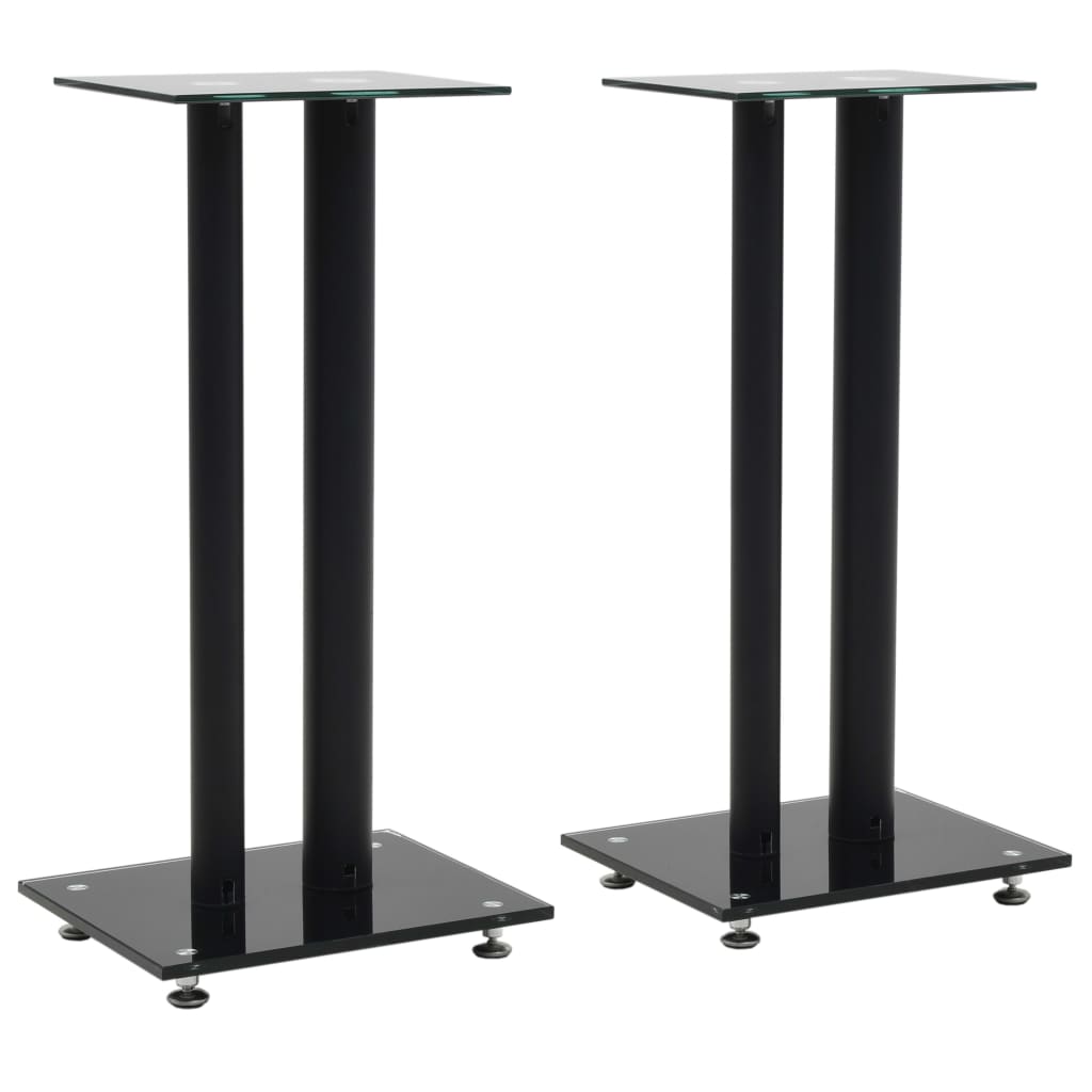 vidaXL Supporti Altoparlanti 2 pz Bianchi 30x30x80cm Legno