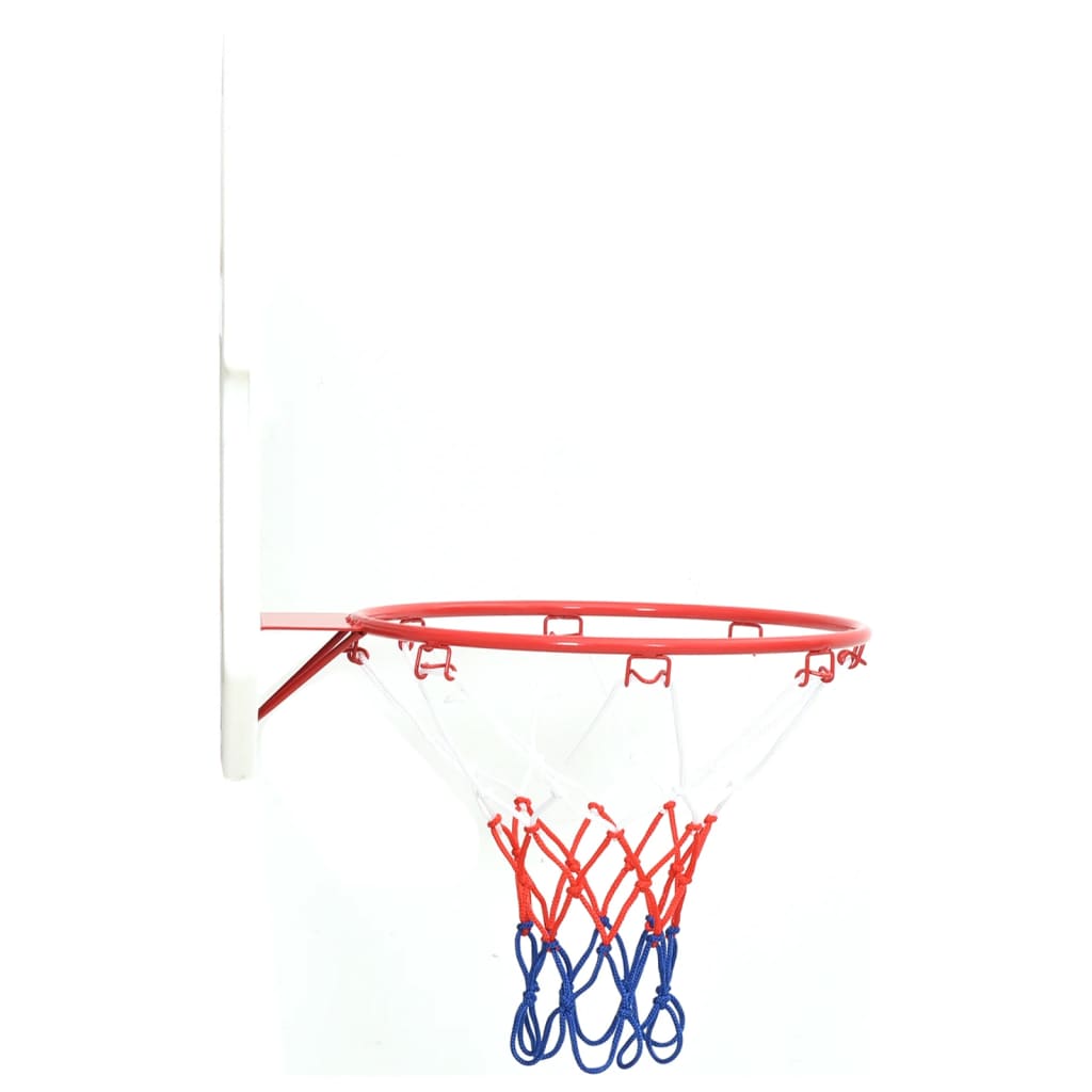 vidaXL Set Tabellone da Basket da Parete 3 pz 66x44,5 cm