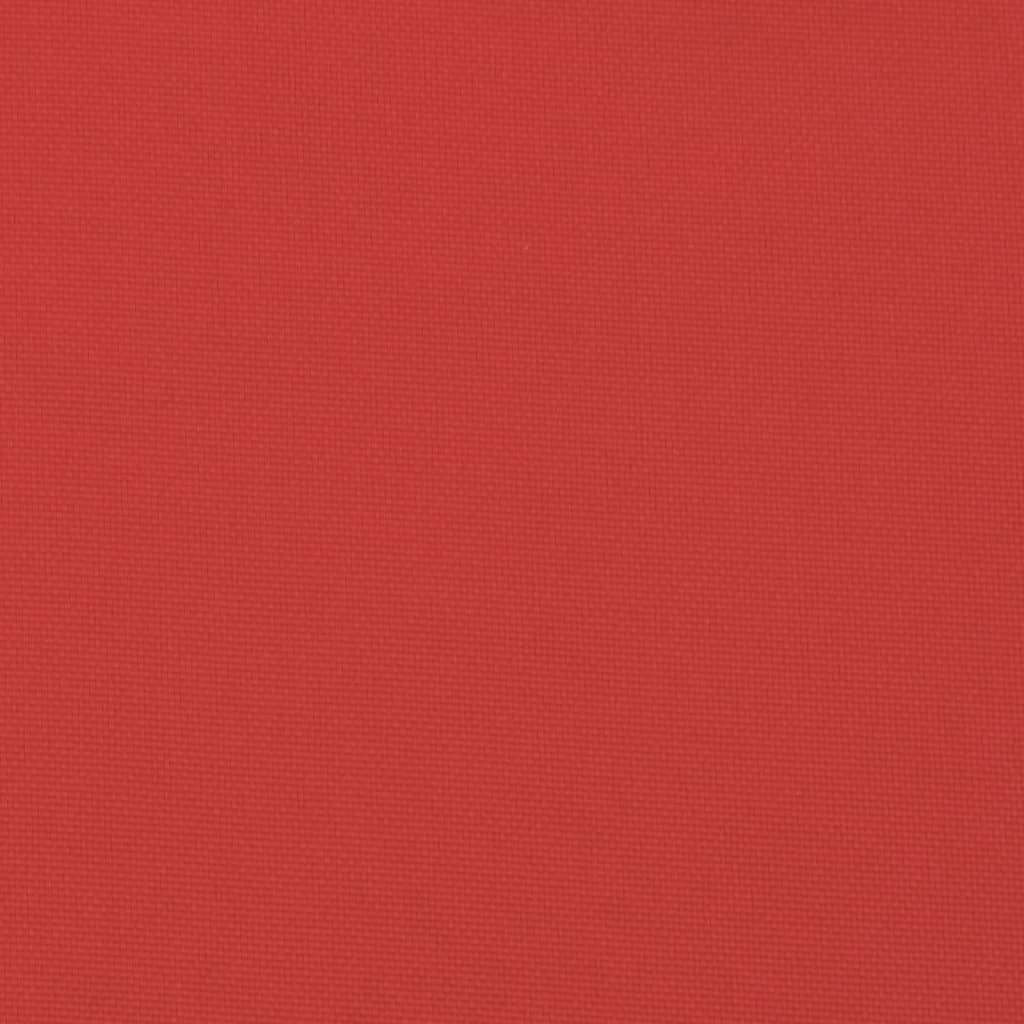 vidaXL Cuscino per Lettino Rosso 186x58x3 cm in Tessuto Oxford