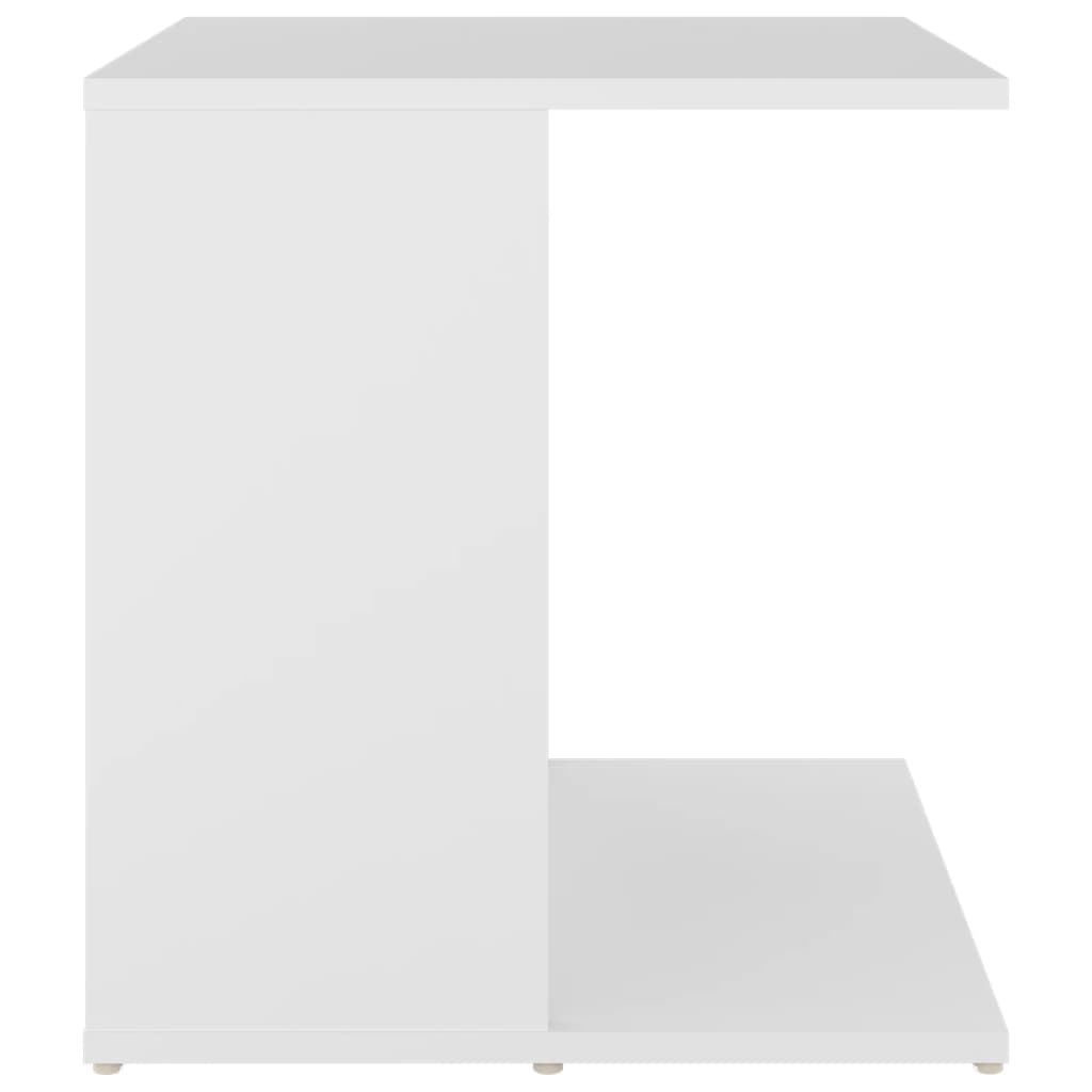 vidaXL Tavolino Bianco 45x45x48 cm in Legno Multistrato