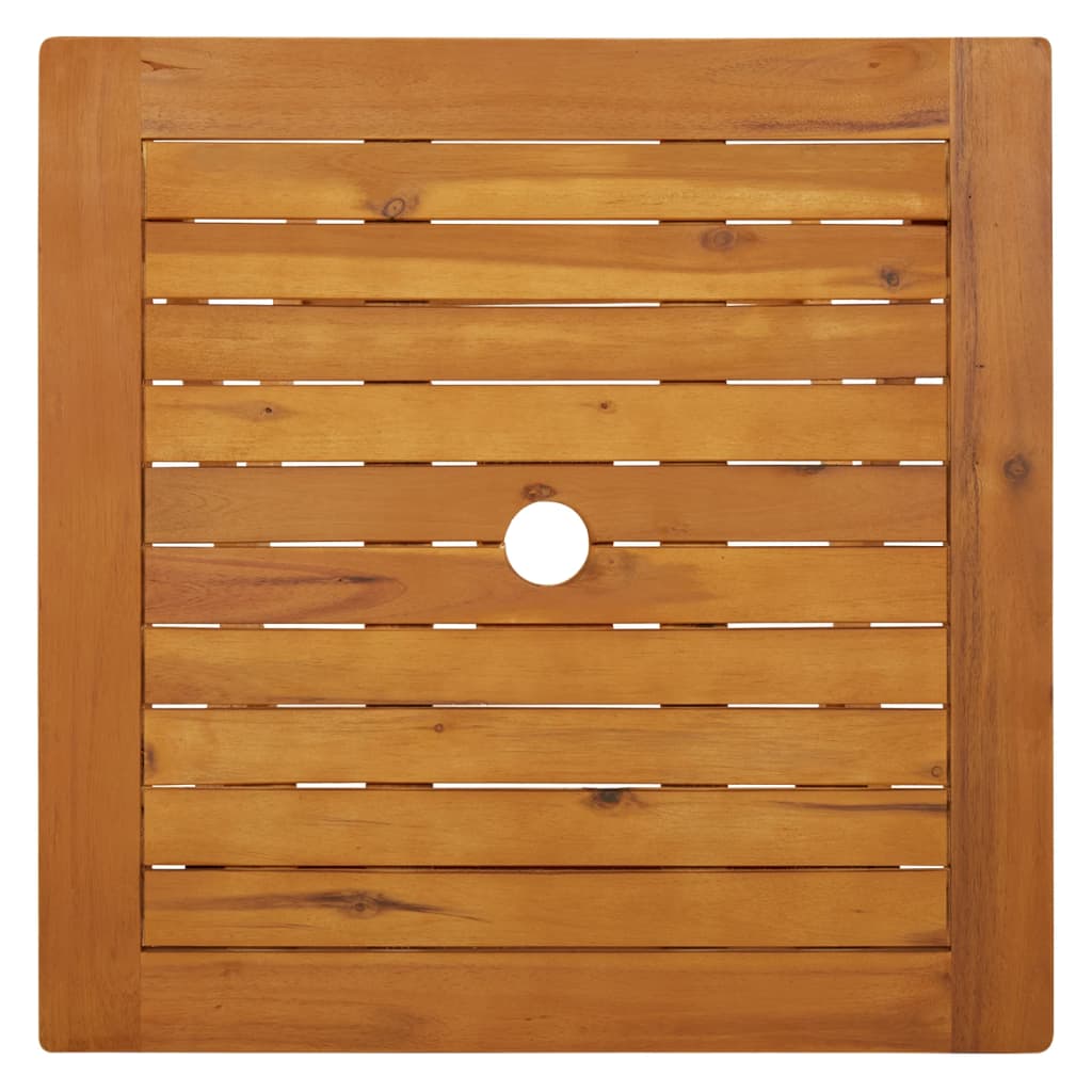 vidaXL Tavolo da Giardino Pieghevole 60x60x75 cm in Massello di Acacia