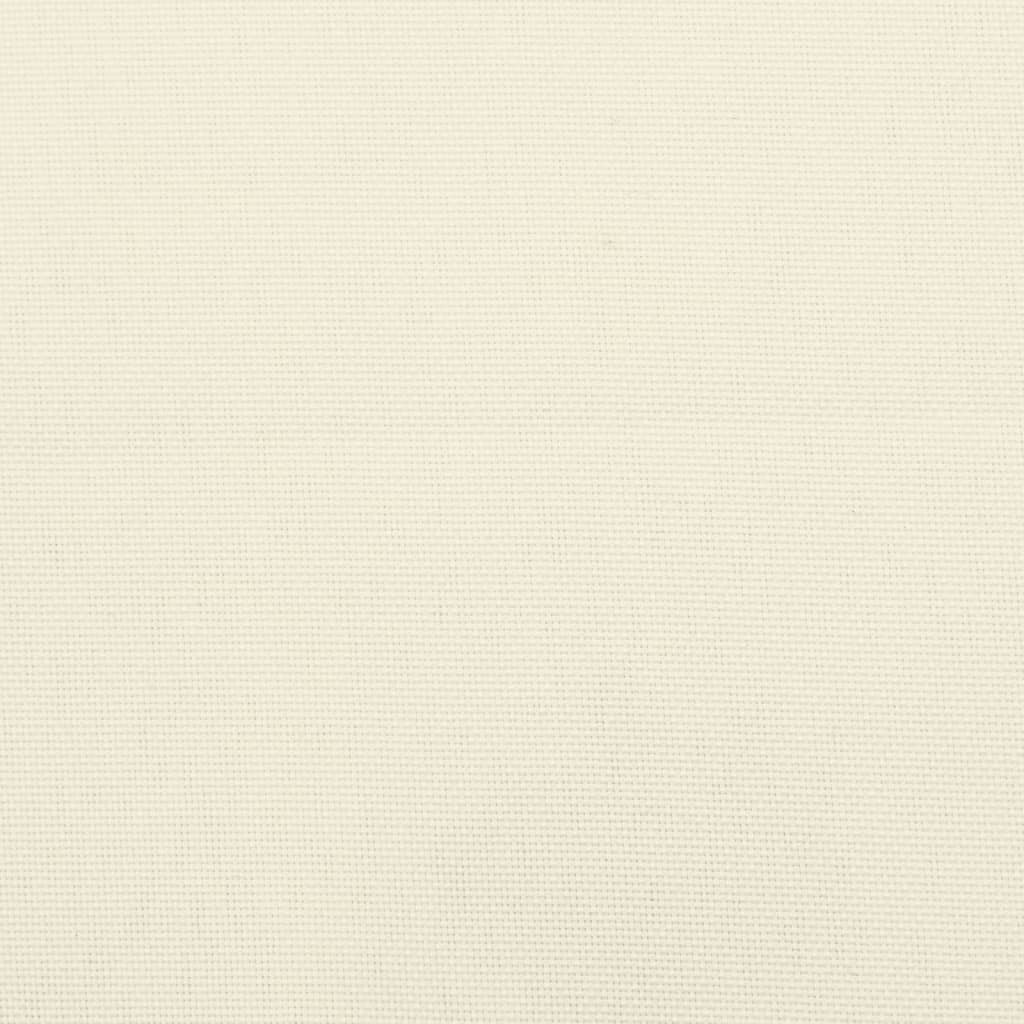 vidaXL Cuscini per Sedia 4pz Bianco Crema 40x40x7 cm in Tessuto Oxford