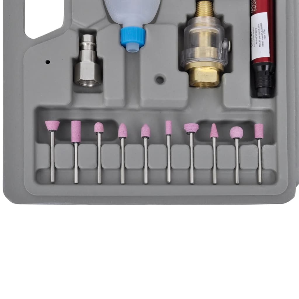 vidaXL Kit Smerigliatrice a Compressore Pneumatico