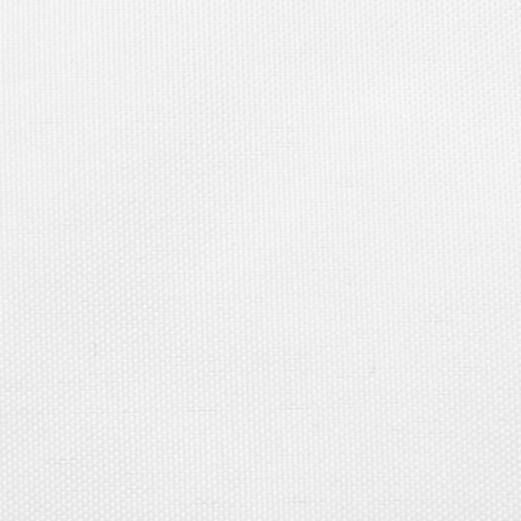 vidaXL Parasole a Vela Oxford Rettangolare 2,5x3,5 m Bianco