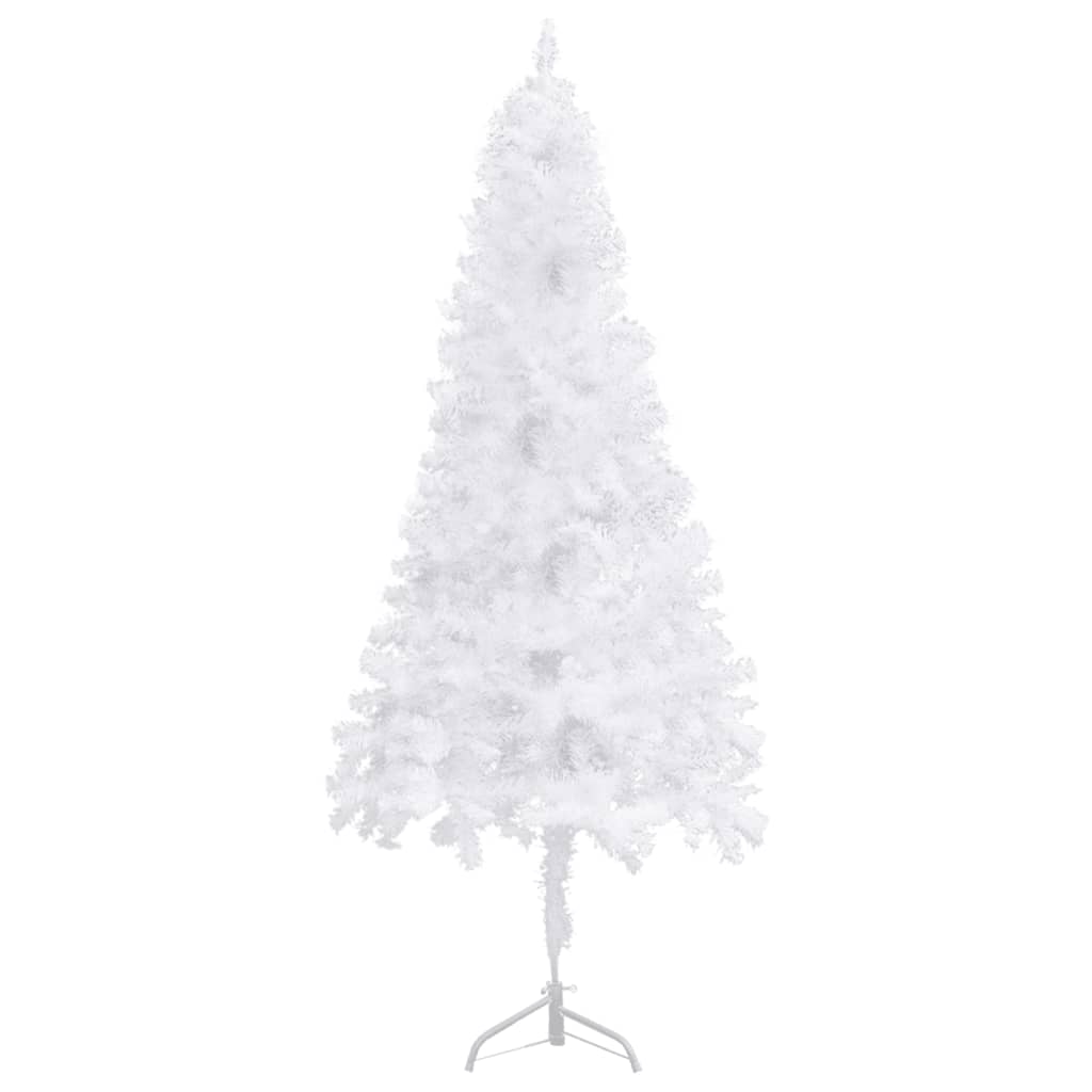 vidaXL Albero di Natale Artificiale ad Angolo Bianco 120 cm PVC