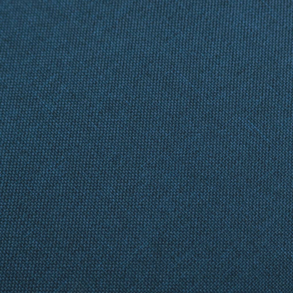 vidaXL Sgabelli da Bar 2 pz Blu in Tessuto