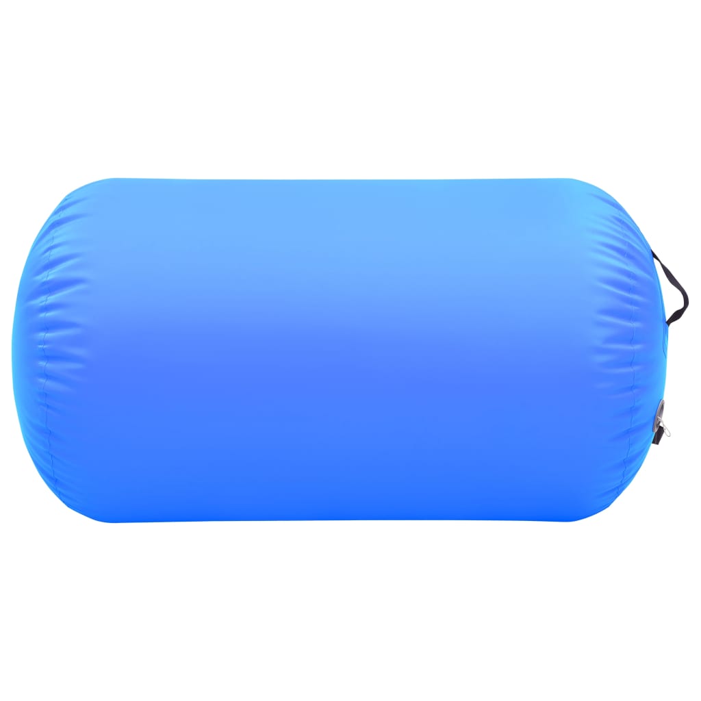 vidaXL Rullo da Ginnastica Gonfiabile con Pompa 100x60 cm in PVC Blu