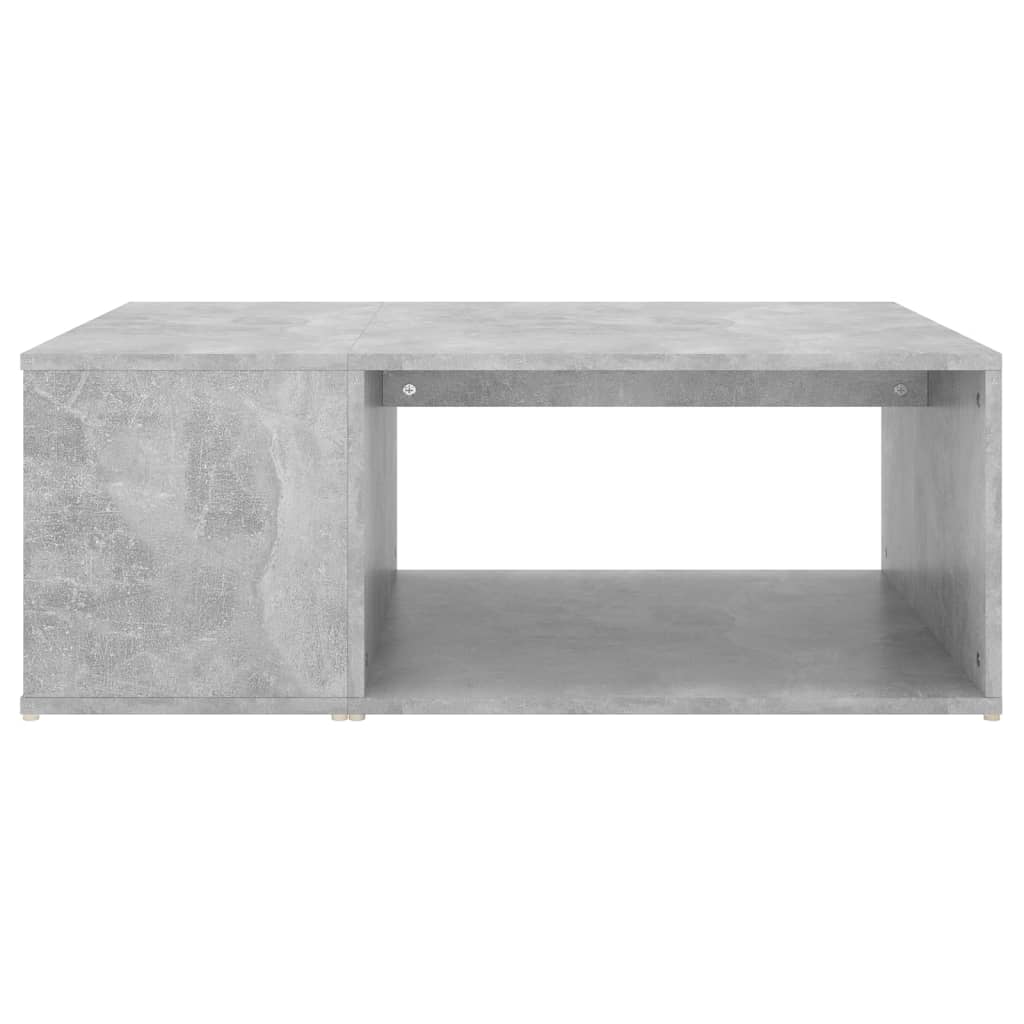 vidaXL Tavolino da Salotto Grigio Cemento 90x67x33cm Legno Multistrato