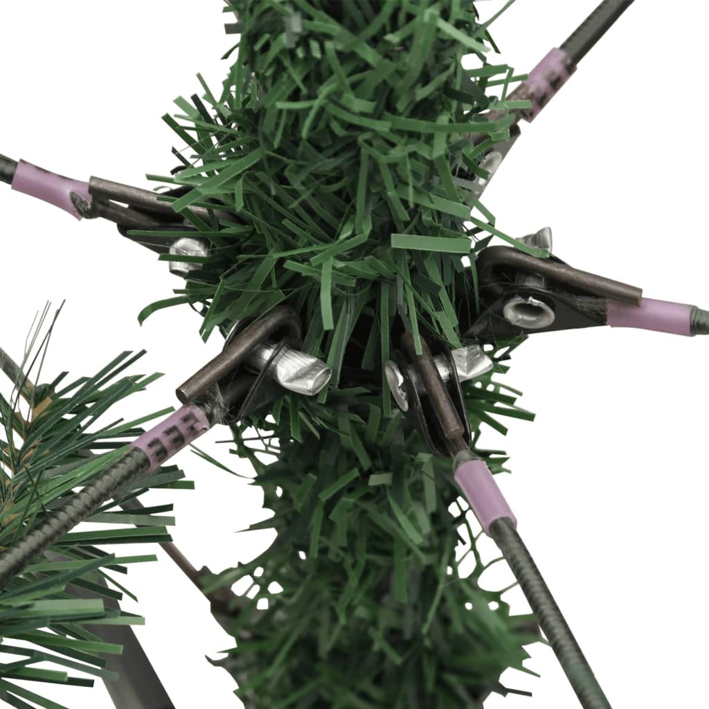 vidaXL Albero di Natale Artificiale Incernierato con Pigne 210 cm