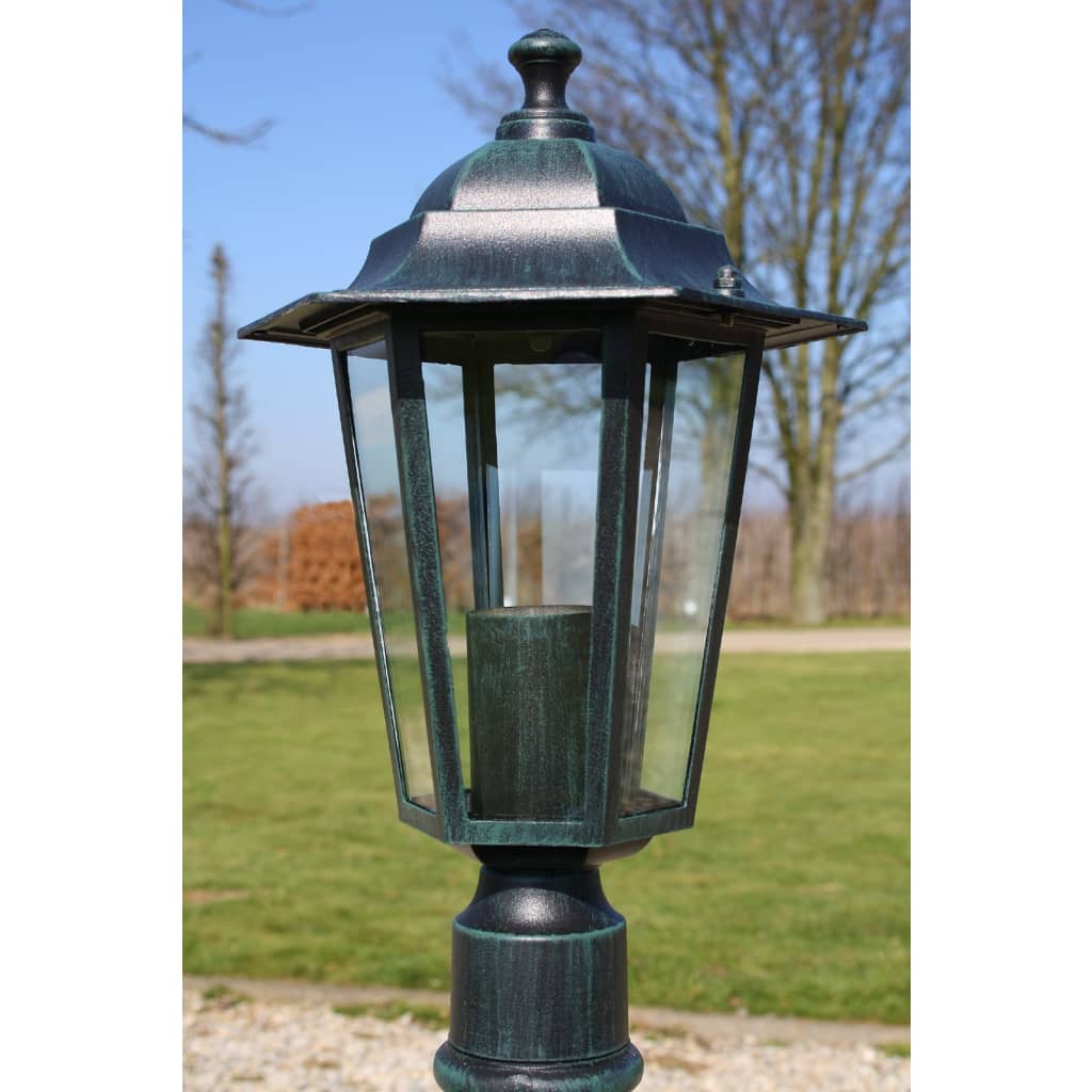 VidaXL Lampione Da Giardino In Acciaio Inox – Altezza 80 Cm, Paraluce In PC, Attacco E27, IP44, Resistente Alle Intemperie