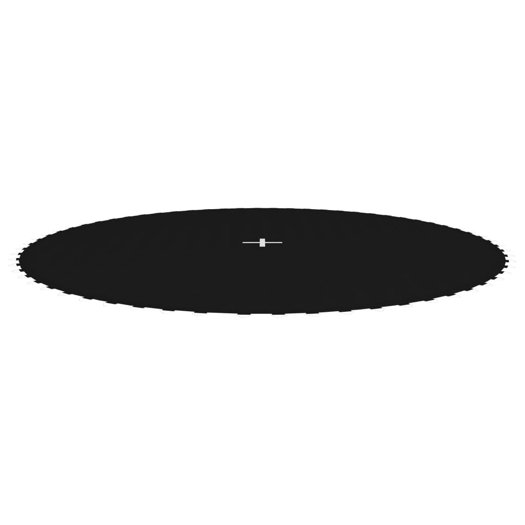 vidaXL Telo da Salto Nero per Trampolino Rotondo di 12 Piedi/3,66 m