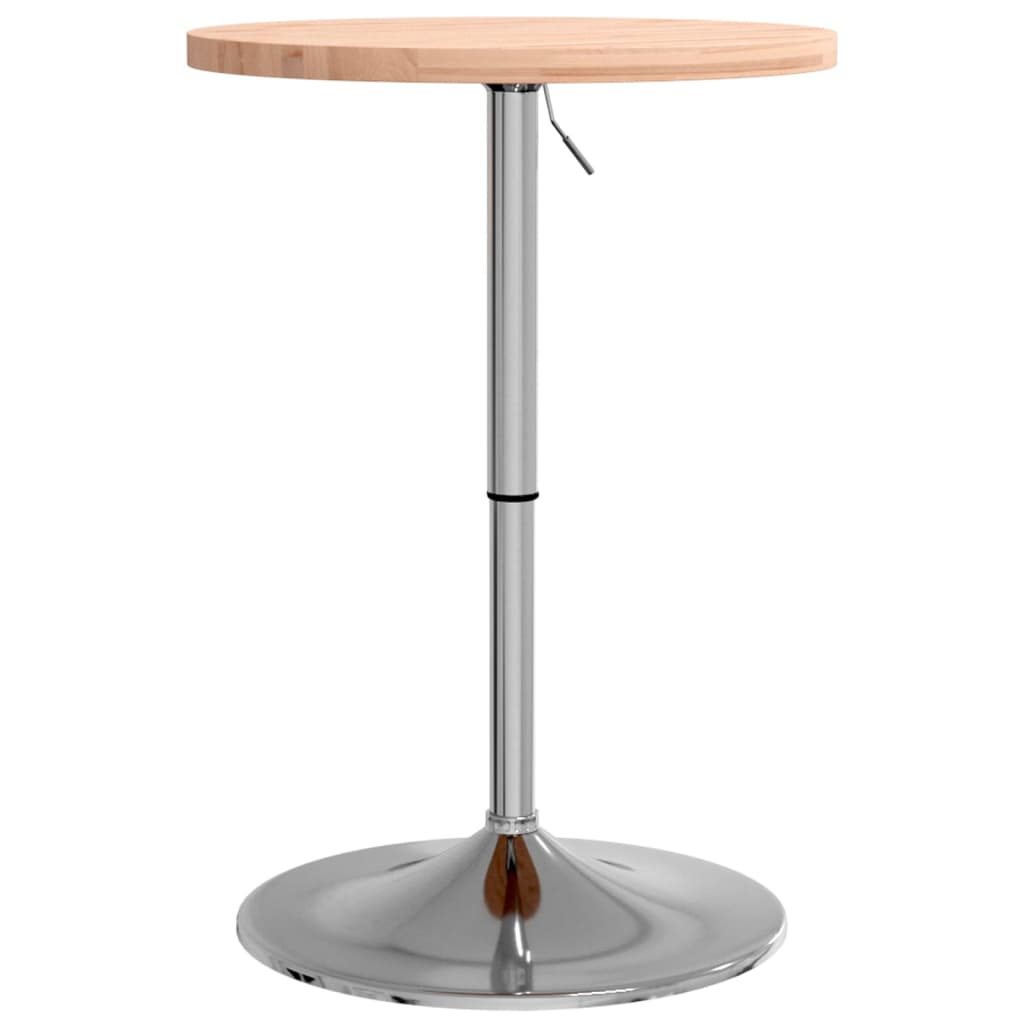 vidaXL Tavolino da Bar Ø50x90,5 cm in Legno Massello di Faggio