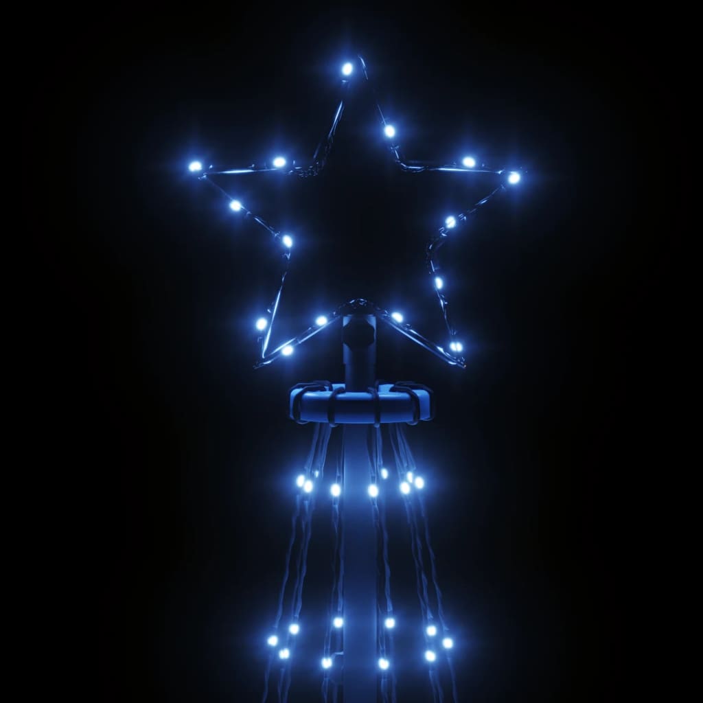 vidaXL Albero di Natale a Cono Blu 310 LED 100x300 cm