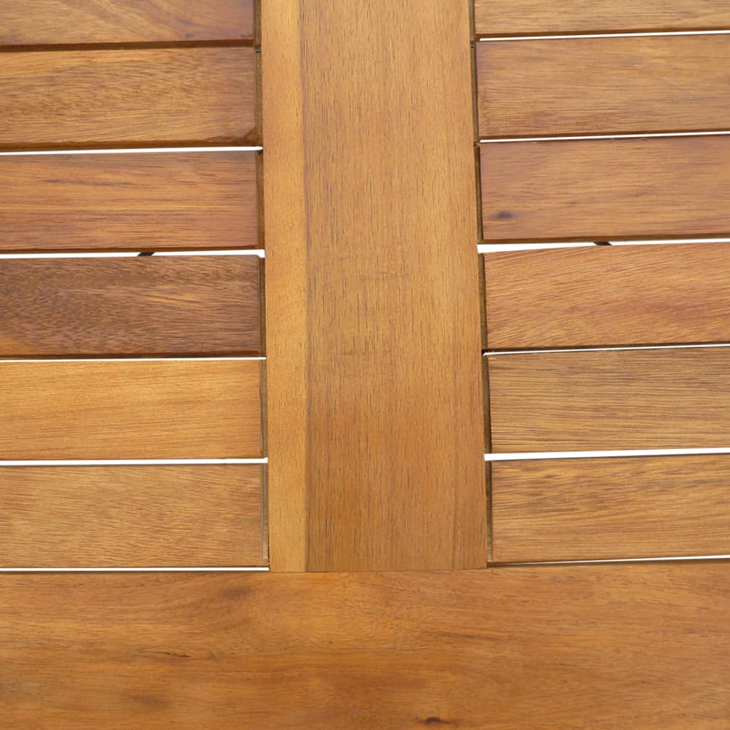 vidaXL Tavolo da Giardino Pieghevole 120x70x74cm in Massello di Acacia