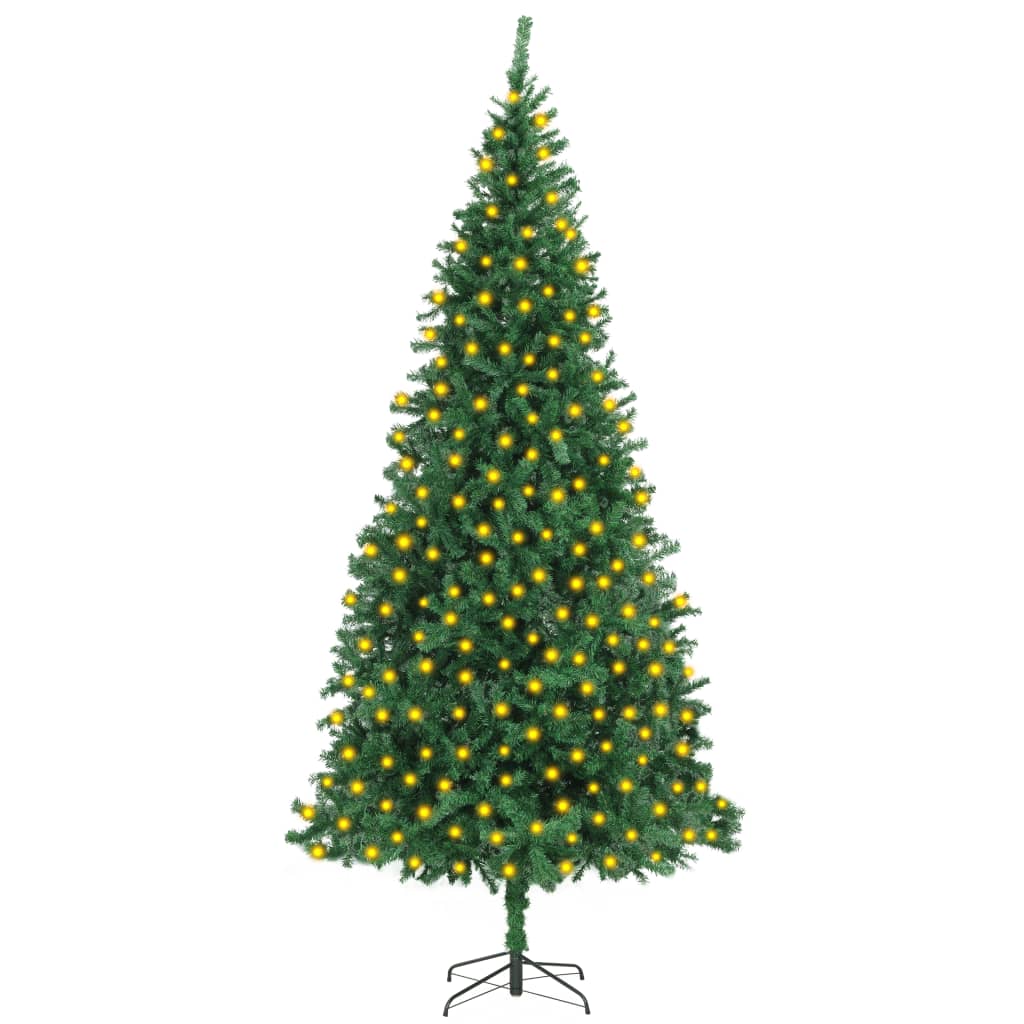 vidaXL Albero di Natale Preiluminato Artificiale 300 cm Verde