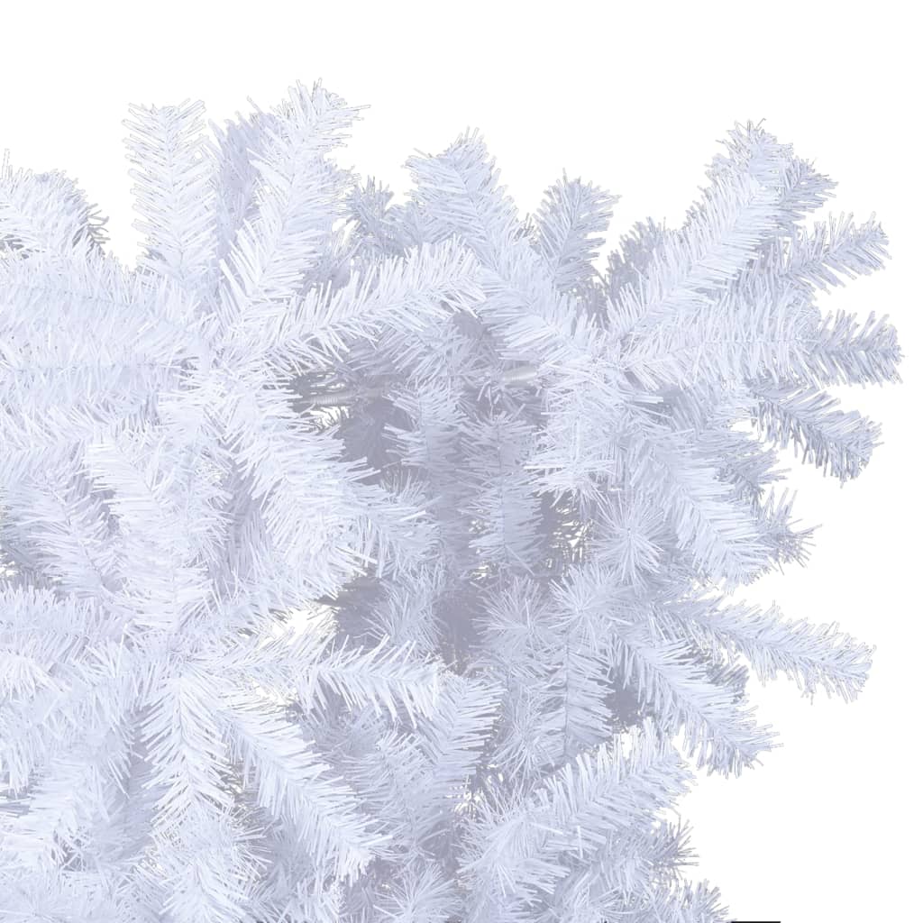 vidaXL Albero di Natale Artificiale Capovolto con Base Bianco 240 cm