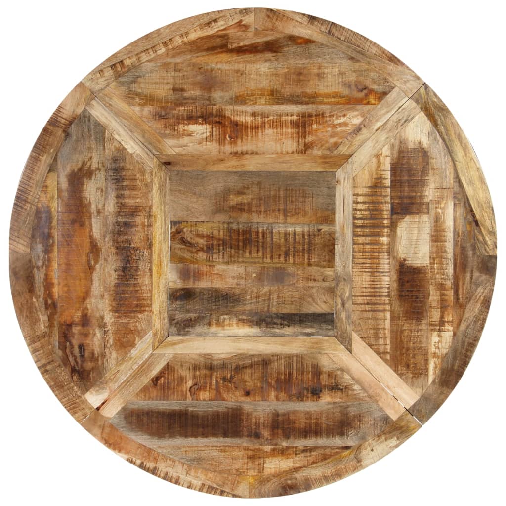 vidaXL Tavolo da Pranzo Ø150x76 cm in Legno Grezzo Massello di Mango