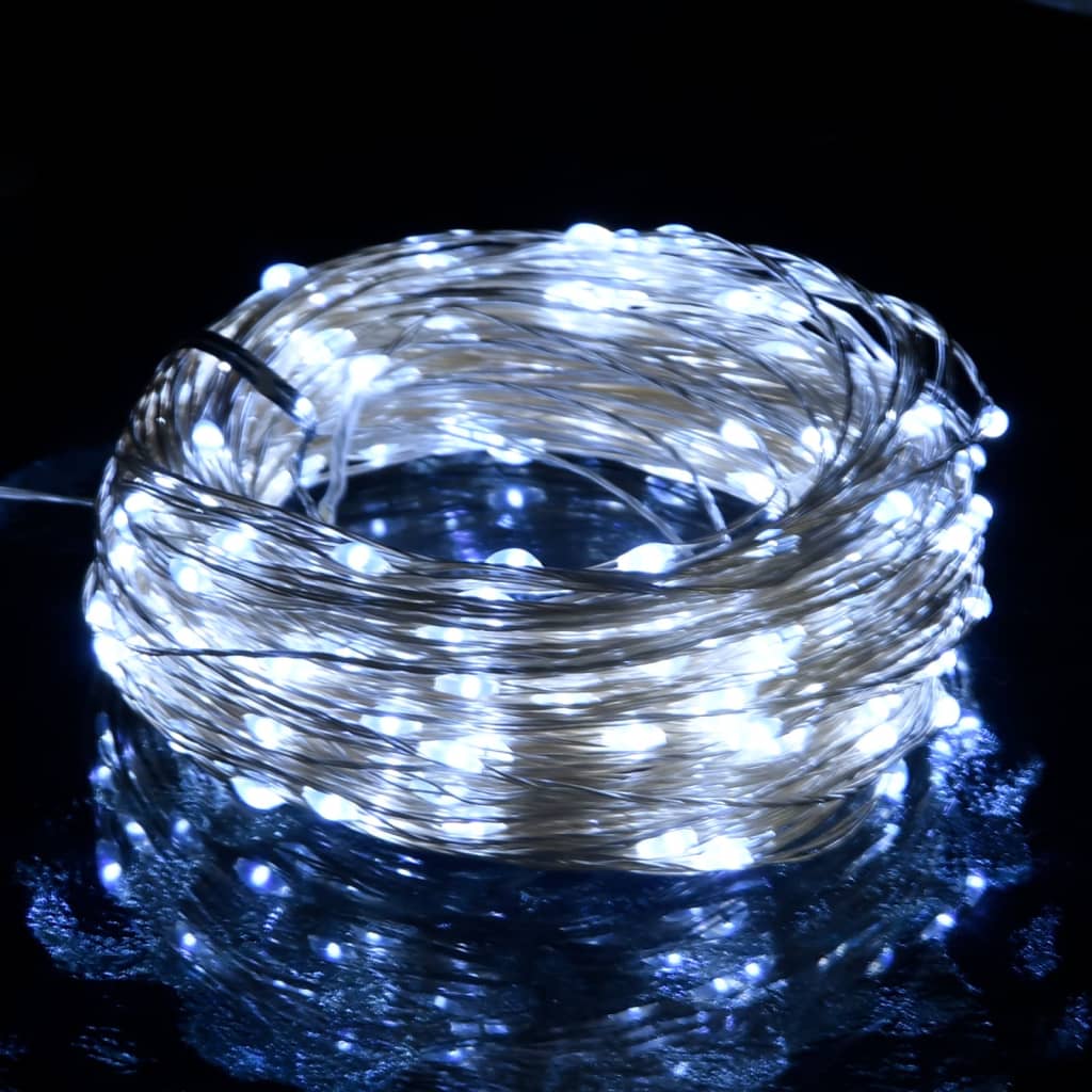 vidaXL Stringa LED con 150 Luci LED Bianco Freddo 15 m