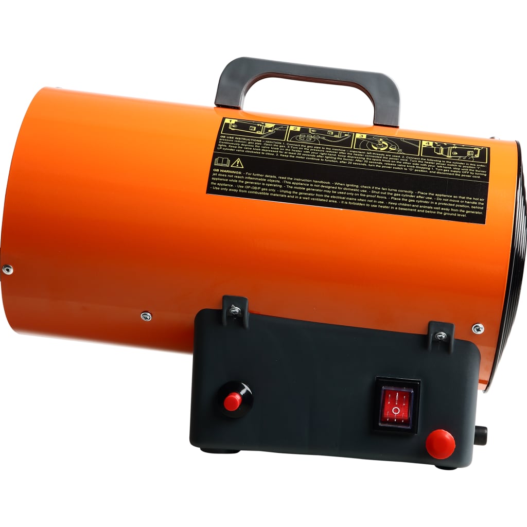 Qlima Riscaldatore ad Aria Forzata a Gas GFA 1010 25 W Arancione